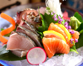 料理メニュー写真 刺身三種盛り合わせ
