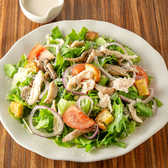 サラダチキンと3種木の子のパワーサラダ（シーザーorレモン）