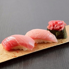 本マグロにぎり食べ比べ