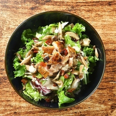 ローストチキンとキノコのサラダ