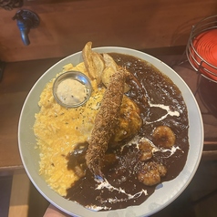 エビカレーオムライス