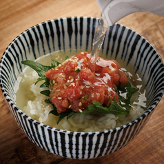 マグロのなめろう茶漬け