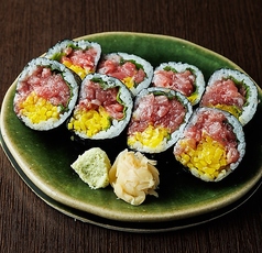 名物！生本鮪のトロたく巻き
