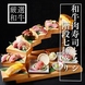 ◆和牛肉寿司と創作スシの階段盛り