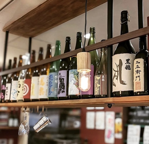 珍しい日本酒や季節などで変わる日本酒が楽しめます！