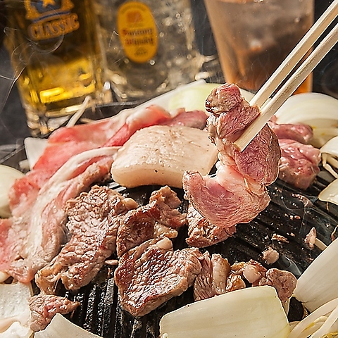 北海道の【ジンギスカン】を満喫！豪華食べ飲み放題プランもご用意しております！