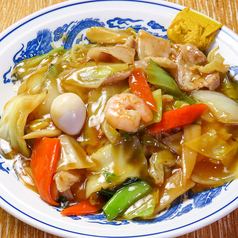 あんかけ焼きそば(炒めた麺or揚げた麺)