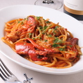 料理メニュー写真 オマール海老のトマトクリームソース　リングイーネLinguine Omar shrimp with tomato cream 