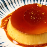 コースの締めは濃厚卵の自家製プリン！