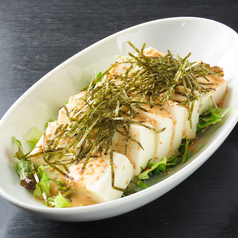 豆腐と海苔の胡麻サラダ