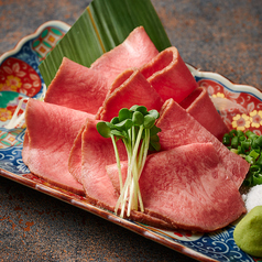 生和牛タン刺し