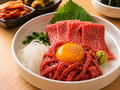 料理メニュー写真&nbsp;和牛ユッケ