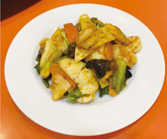 二種類の海鮮炒め