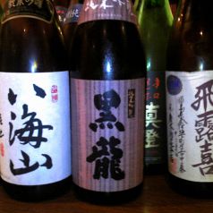 日本酒も豊富