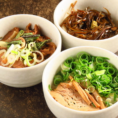 【サイドメニュー】トロネギ丼・チャー丼・夢茶づけ