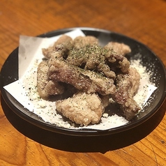 ハツの黒胡椒チーズ唐揚げ