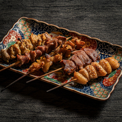 串焼き5種盛り合わせ 塩・タレ