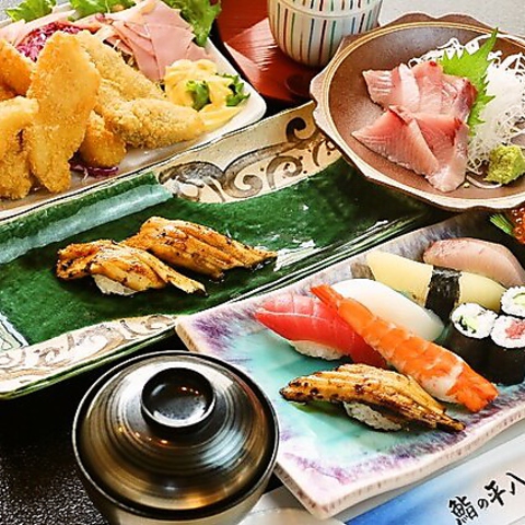 魚介類や上質なマグロを使った本物の寿司をリーズナブルに提供。各種宴会にもどうぞ★