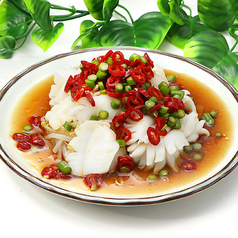 イカの四川ソース/ちりめんじゃこ豆腐