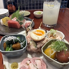 お酒とのペアリングを追求した構成