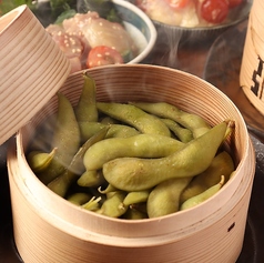 蒸し枝豆