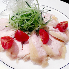 【黒さつま鶏】むね肉のサラダチキン 胡麻だれ付