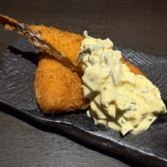 アジフライ　自家製高菜タルタル