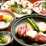 その時期おすすめの食材を職人が手間暇かけて調理。