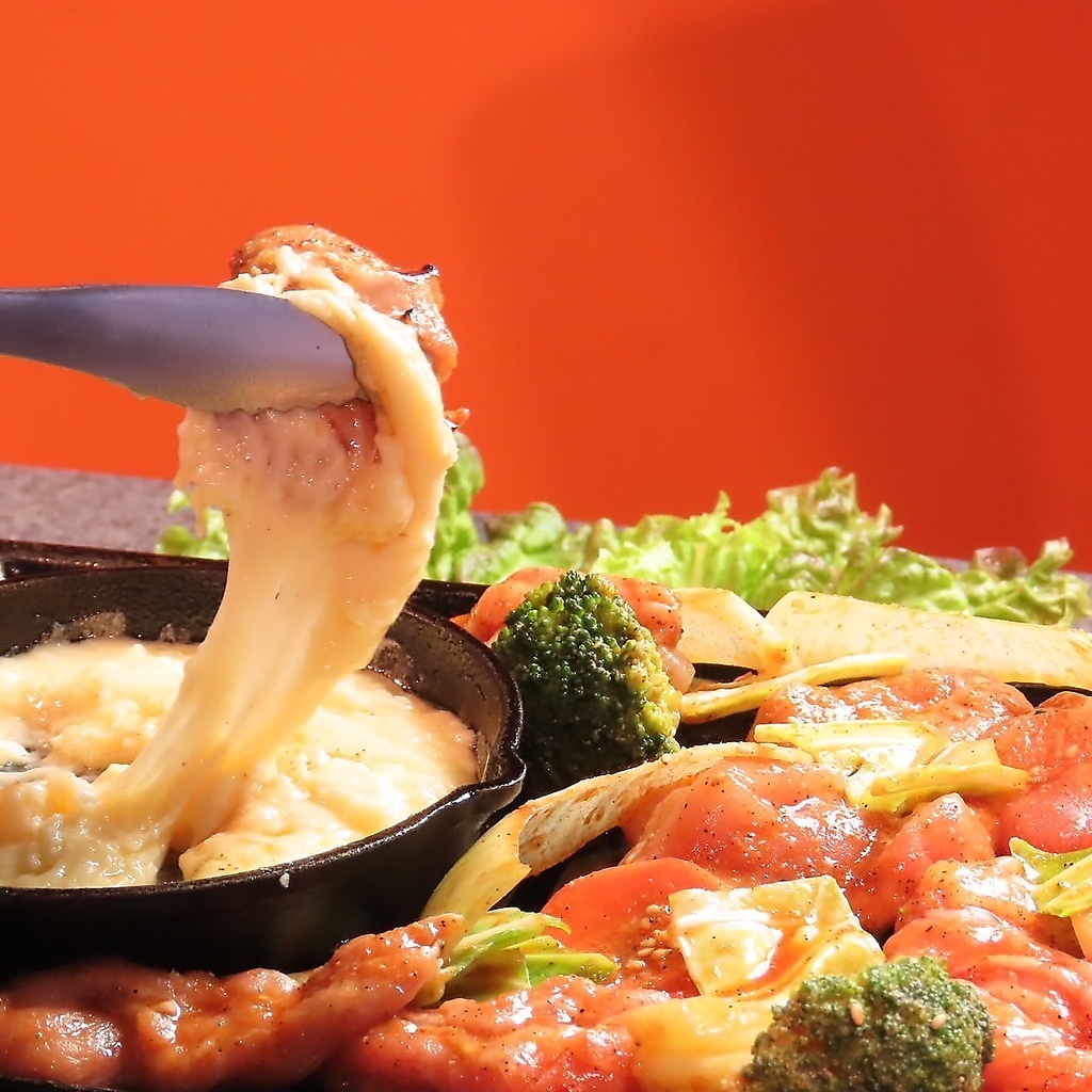 生サムギョプサル食べ放題コースやチーズフォンデュコースが新登場！思う存分ご堪能ください◎