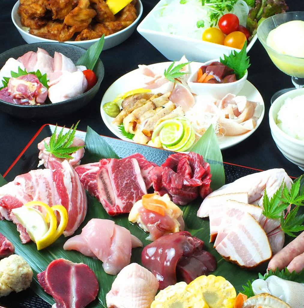 朝〆で鮮度抜群の国産鶏使用★定番の部位から、内臓系や希少部位までご用意！