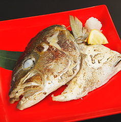 カンパチ（orブリ）　カマカブト焼き