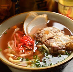 ナンコツソーキそば(細ストレート麺orちぢれ麺）