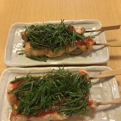 地鶏ササミ梅しそ焼