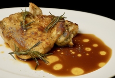 若鶏のロースト マッシュポテト添え(バルサミコソース)