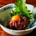 料理メニュー写真&nbsp;北海道産牛ユッケ
