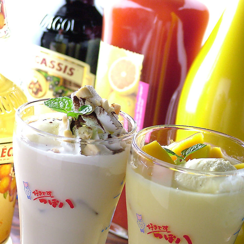 濃厚なカルーアミルクや、つぼ八オリジナルのピンクシャワシャワなど、女性に人気のカクテルも♪