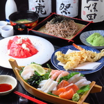 鮮度にこだわった新鮮な『刺身』や『魚介天ぷら』などお魚の美味しさを堪能できるお料理多数◎