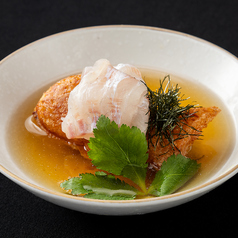 鯛飯焼きおにぎりあご出汁茶漬け