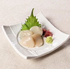 ホタテの刺身