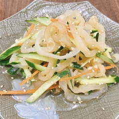 クラゲとキュウリ和え