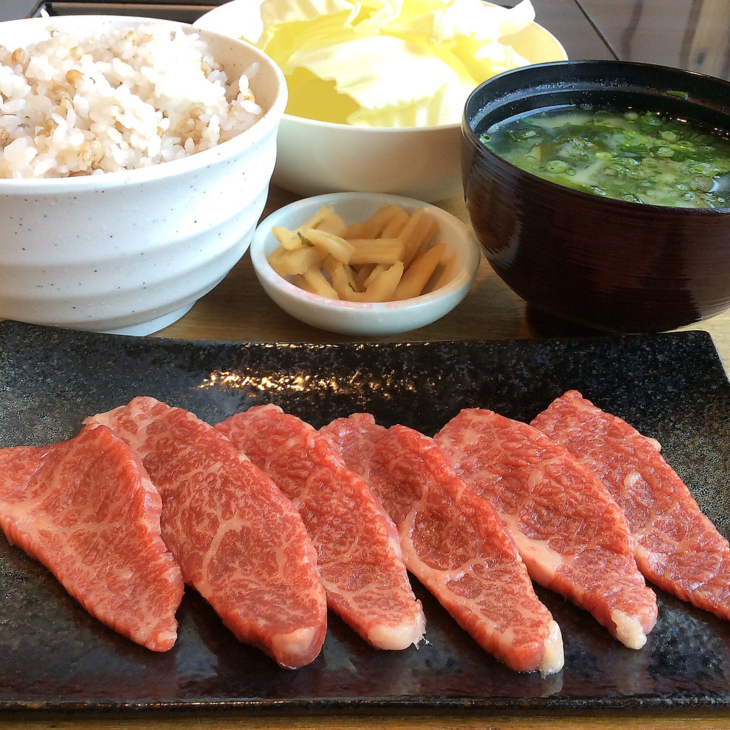 A5ランクオリーブ牛焼肉ランチ(1,330円)  