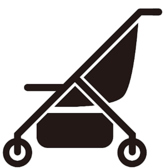 【ベビーカー入店可】通路や席にゆとりがあり、ベビーカーのまま入店可能。幅広い世代が利用しやすい設計です。