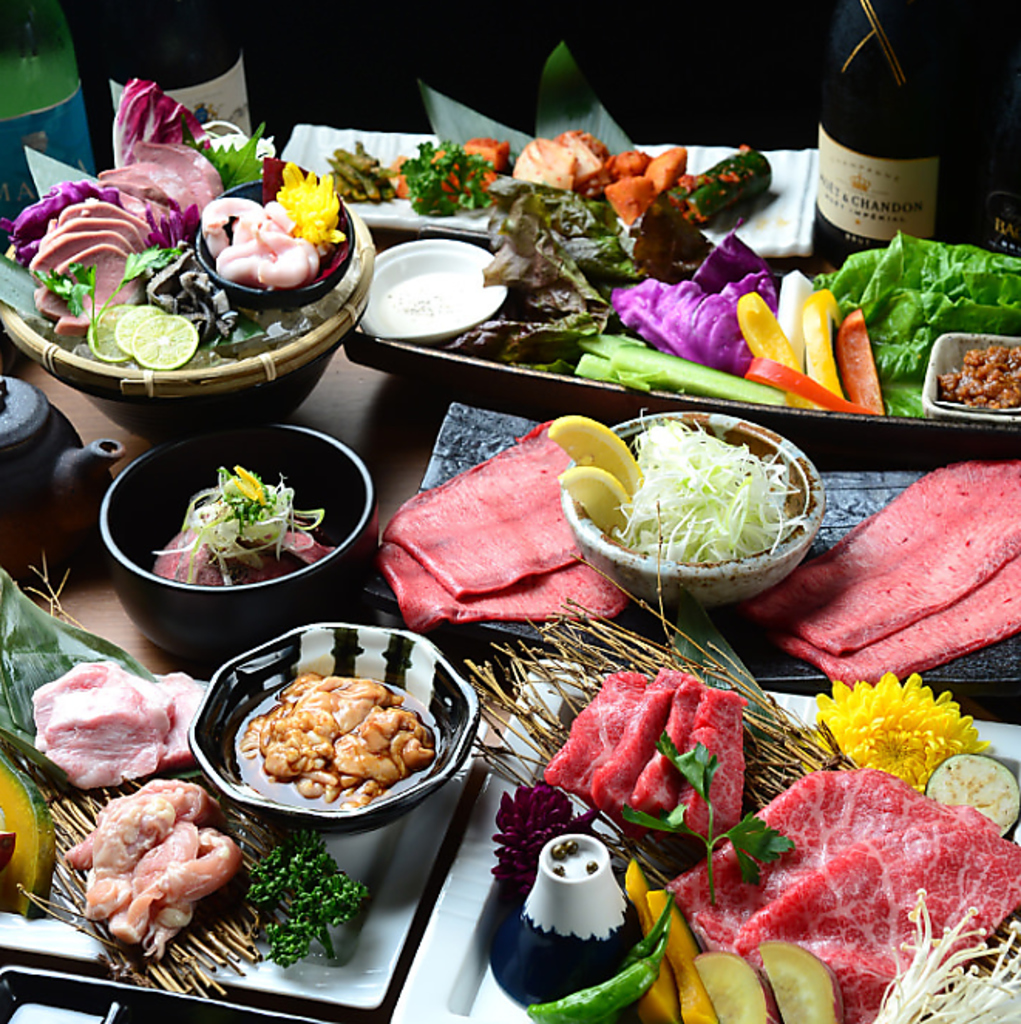 新しい出会い♪毎月変わる焼肉コース