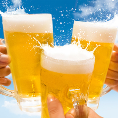 +1000円でアルコールも飲み放題になります！
