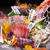 ほりかわ名物♪j地魚刺し身盛り合わせ☆先ずはコレ