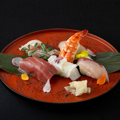 九州天然鮮魚の厳選握り寿司　6貫