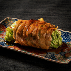 名物レタスの肉巻き