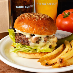MUSHROOM MOZZARELLA BURGER-マッシュルームモッツァレラバーガー-