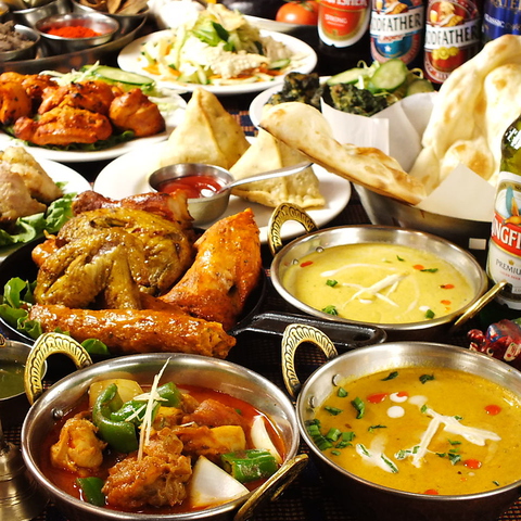 本場味♪インド人一流シェフが考案120種類以上のインド料理が堪能できるお店！！