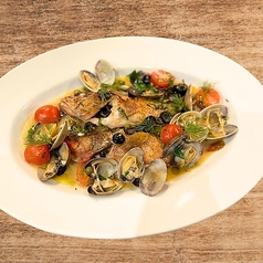 本日のお魚のアクアパッツア